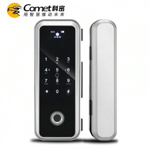 科密(COMET) E6玻璃门指纹锁办公室智能门禁锁