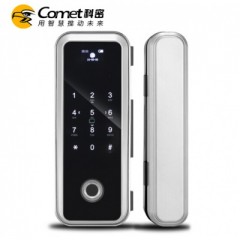 科密(COMET) E6玻璃门指纹锁办公室智能门禁锁
