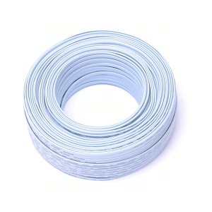 4芯电话线 RJ11电话连接线100米 工程家装语音布线 6P4C扁平电话线 办公机房专用