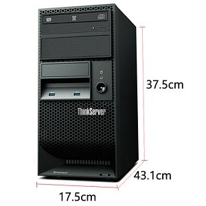 联想（ThinkServer）TS250塔式服务器主机 至强四核 E3-1225V6 爆款 16GB / 2×1T / RAID1