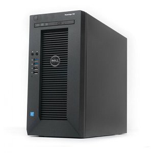 戴尔（DELL）Poweredge T30塔式服务器主机商务办公电脑整机 T30【E3-1225v5 四核】+显示器 8G内存〡2块1TB SATA硬盘