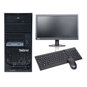 联想（Lenovo） TS250 服务器 塔式服务器 服务器主机 E3-1225v6+19.5显示器 32G内存丨3x2T硬盘丨RAID5
