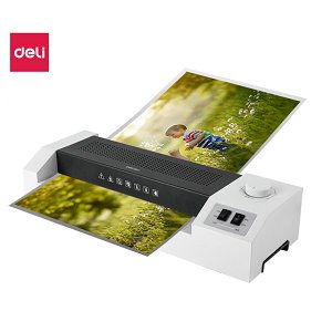 得力（deli）A3全金属大功率塑封机 冷裱/热裱多功能过塑机 多档位温度 33989