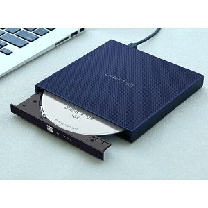 USB外置光驱盘接台式笔记本电脑刻录机CD24倍速移动DVD/CD/VCD戴尔联想通用8倍速 USB款 免装驱动