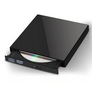USB外置DVD光驱 台式机一体机笔记本电脑通用CD刻录机外接移动光驱 黑色