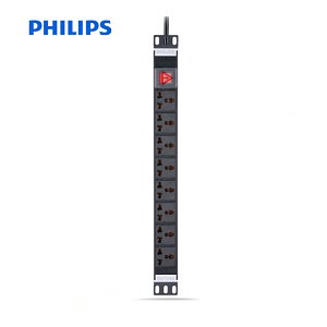 飞利浦（PHILIPS）8位2米PDU机柜电源插座板