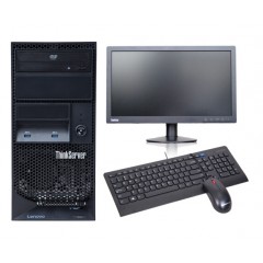 联想（Lenovo） TS250 服务器 塔式服务器 服务器主机 E3-1225v6+19.5显示器 8G内存丨2x1T硬盘丨RAID1
