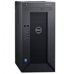 戴尔（DELL）T30小型塔式服务器主机 台式电脑整机箱 支持WIN7 至强E3-1225V5加配128G固态系统盘 16G内存/3*1T硬盘
