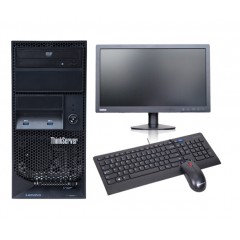 联想（Lenovo） TS250 服务器 塔式服务器 服务器主机 E3-1225v6+19.5显示器 16G内存丨3x1T硬盘丨RAID5