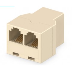 超五类网线连接头 网线延长连接器对接头