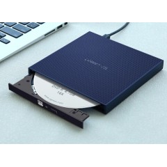 USB外置光驱盘接台式笔记本电脑刻录机CD24倍速移动DVD/CD/VCD戴尔联想通用8倍速 USB款 免装驱动