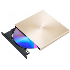 华硕(ASUS) 8倍速 外置DVD刻录机 移动光驱 支持USB/Type-C接口 (兼容苹果系统/SDRW-08U9M-U)-金色