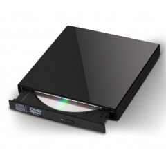 USB外置DVD光驱 台式机一体机笔记本电脑通用CD刻录机外接移动光驱 黑色