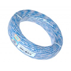 两芯 纯0.5铜 双绞蓝白电话跳线 电话线 机房电话跳线 2芯双绞线 100米