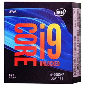 Intel/英特尔酷睿i9-9900kF盒装CPU8核16线程 1151针脚电脑处理器